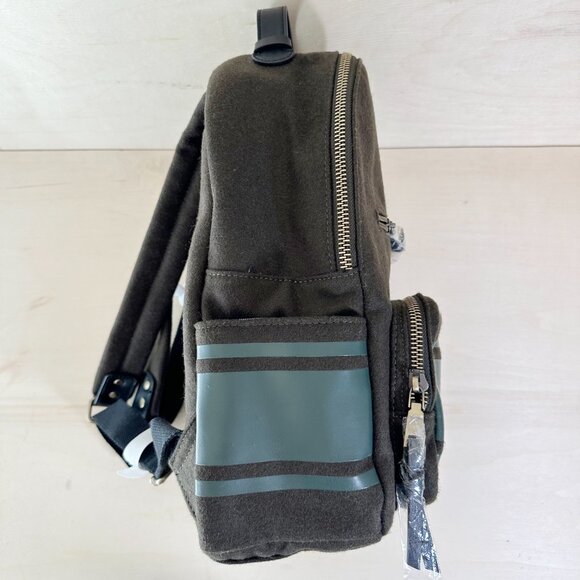 NWT Porter + Bond Otis Wool Backpack Olive Drab Green Men's Back to School - Picture 13 of 15